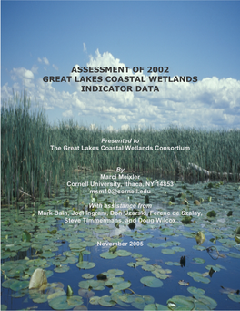 Assessment of 2002 Great Lakes Coastal Wetlands Indicator Data