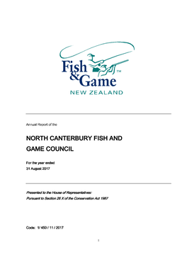 North Canterbury Fish and Game Council