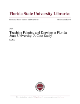 Teaching Painting and Drawing at Florida State University: a Case Study Liu Nan