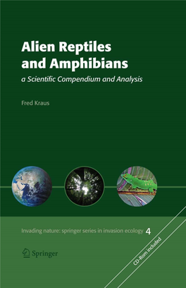 Background to Invasive Reptiles and Amphibians