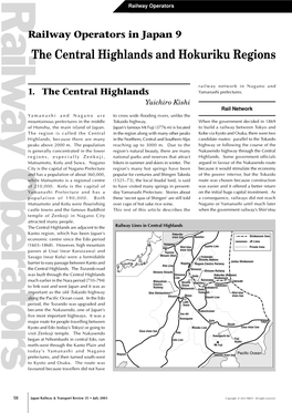 The Central Highlands and Hokuriku Regions