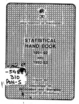Statistical Hand Book 1991-92 and 1992-93-D08456.Pdf