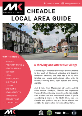 Cheadle Local Area Guide