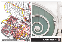 Fietsroute Monumenten Krommenie