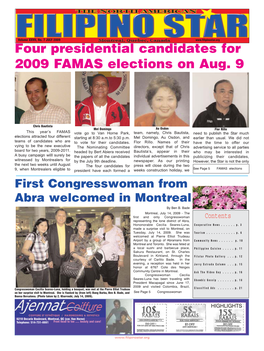 Filipino Star July 2009 Edition