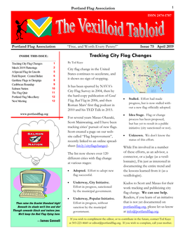 Vexilloid Tabloid #75, April 2019