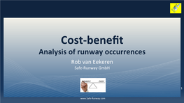 Cost-Benefit Analysis of Runway Occurrences