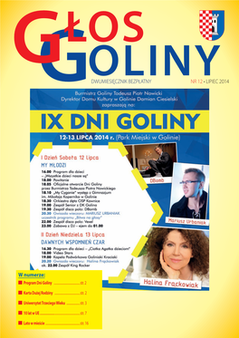 W Numerze: Program Dni Goliny