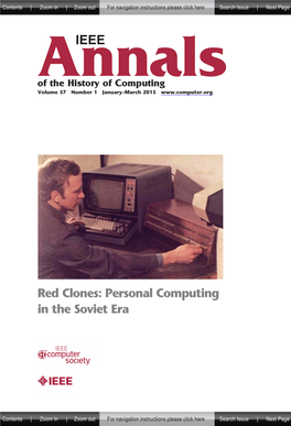 Personal Computing in the Soviet Era