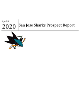 2020 San Jose Sharks Prospect Report