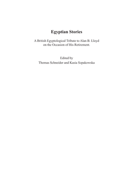 Egyptian Stories