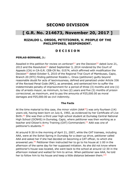 SECOND DIVISION [ G.R. No. 214673, November 20, 2017 ]