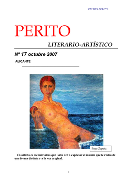 Revista PERITO (Literario-Artístco) 17Pdf