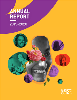 Annual Report 2019–2020 Table of Contents