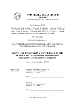 CONSTITUTIONAL REFORM with SPECIAL REGARDS to Bih‟S CITIZESHIP