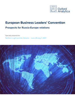European Business Leaders' Convention