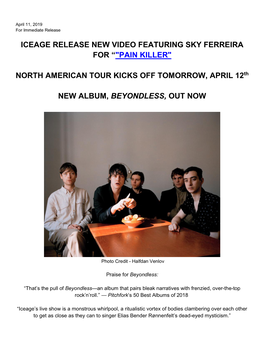 Iceage Release New Video Featuring Sky Ferreira for “