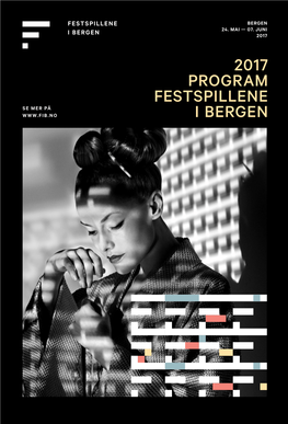 2017 Program Festspillene I Bergen