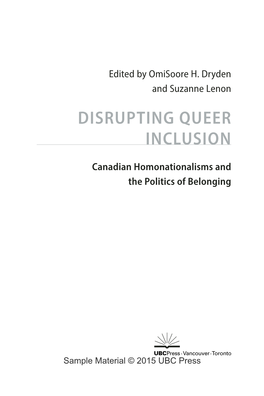 Disrupting Queer Inclusion