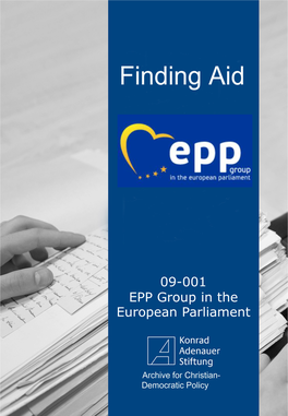 09-001 EPP Group in the European Parliament