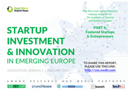 Startup Investment & Innovation