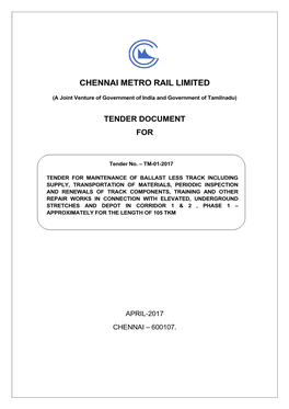 Tender Document For