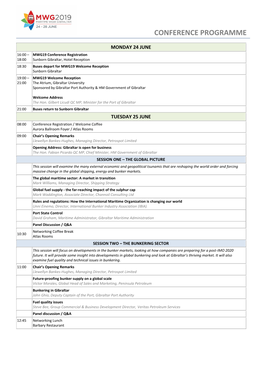 Conference Programme