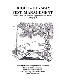 Right of Way Pest Management Study Guide