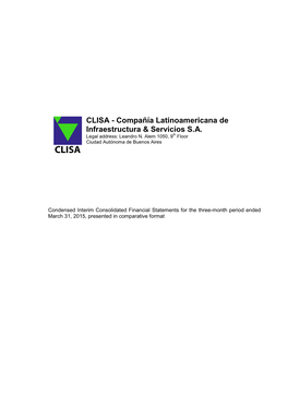 Compañía Latinoamericana De Infraestructura & Servicios S