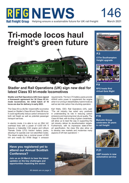 Tri-Mode Locos Haul Freight's Green Future