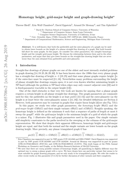 Arxiv:1908.05706V2 [Cs.CG] 26 Aug 2019 Representation