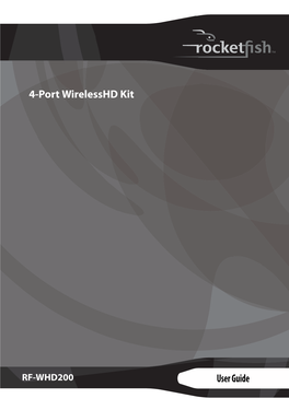 4-Port Wirelesshd Kit User Guide