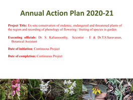 Annual Action Plan 2020-21