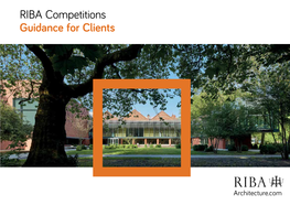 RIBA Competitions Guidance for Clients