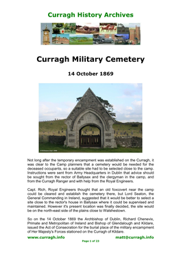 Curragh Military Cemetery (1869)