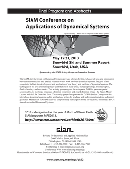 Final Printed Program and Abstracts