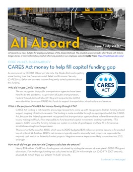 CARES Act Money to Help Fill Capital Funding