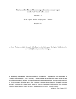 Structure and Evolution of the Unique Pseudosuchian Auricular Region from the Late Triassic to the Present