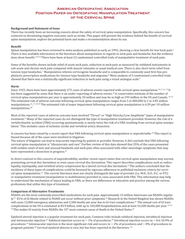 AOA Position Paper on Osteopathic Manipulation Treatment of The