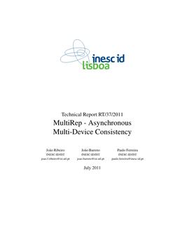 Multirep - Asynchronous Multi-Device Consistency