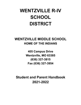 WMS Parent/Student Handbook 2021-2022