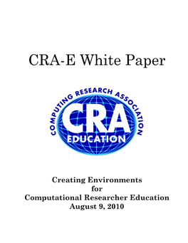 CRA-E White Paper