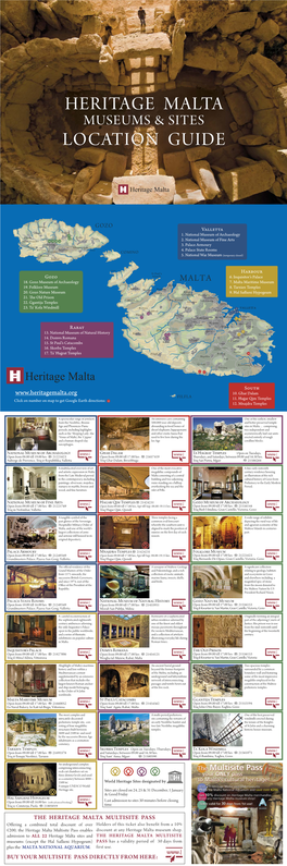 Heritage Malta Location Guide