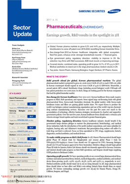 Hanmi Pharmaceutical Progress on R&D, B2B Operations, and Exports