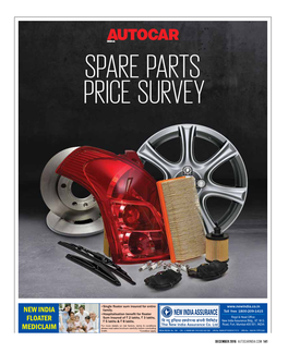 Spare Parts Price Survey