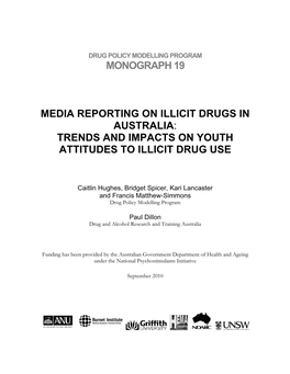 Trends and Impacts on Youth Attitudes to Illicit Drug Use