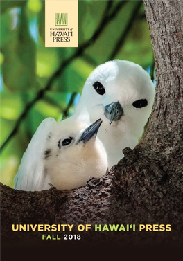 University of Hawai'i Press Fall 2018 Catalog