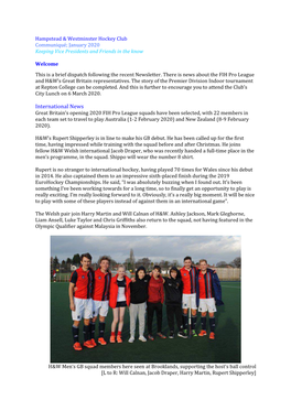 Hampstead & Westminster Hockey Club