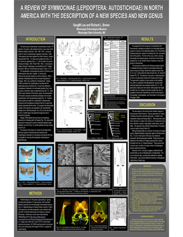 A REVIEW of SYMMOCINAE (LEPIDOPTERA: AUTOSTICHIDAE) in NORTH AMERICA with the DESCRIPTION of a NEW SPECIES and NEW GENUS Sangmi Lee and Richard L