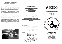 What Is Aikido? Your Instructors